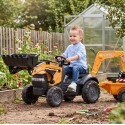 FALK Traktor na Pedały CASE z Łyżką Koparką i Przyczepą 2-5 lat