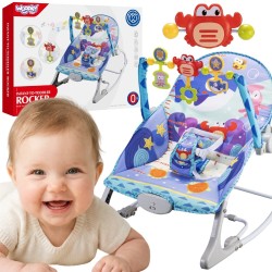 Woopie Baby Interaktívne ležadielko a kresielko 2v1 Krab