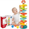 WOOPIE BABY Kulodrom Tor Kulkowy Zestaw Spirala + 6 Kulek