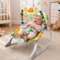 Woopie Baby Interaktívne vibračné ležadielko a kresielko s hrazdičkou