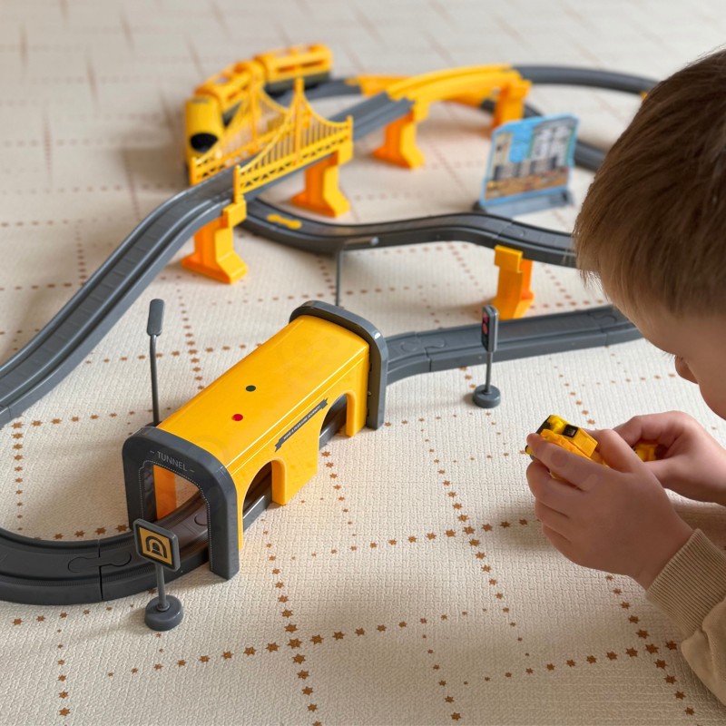 WOOPIE Kolejka Elektryczna Pendolino Zestaw 92el.