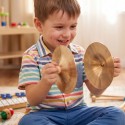 CLASSIC WORLD EDU Instrument Muzyczny Talerze Perkusyjne (15 cm) dla Dzieci 2 szt.