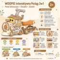 WOOPIE BABY Interaktywny Pociąg Jeździk Pchacz 3w1 Edukacyjny Grający Światło