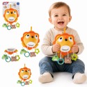 WOOPIE Baby Pluszowy Lew Maskotka Interaktywna Przytulanka Muzyczna z Zawieszkami i Gryzakami