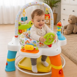 Woopie Baby Interaktívny edukačný stolík s otočným sedadlom od 12 mesiacov