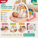 Woopie Baby Interaktívna edukačná podložka s piankom 3v1 – Senzorická hracia deka