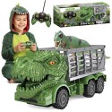 WOOPIE Samochód Zdalnie Sterowany RC Dinozaur Zielony + Figurka
