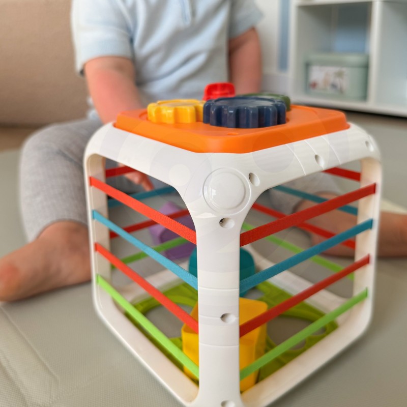 WOOPIE BABY Kostka Edukacyjna Sorter 4w1 Kształty 18m+