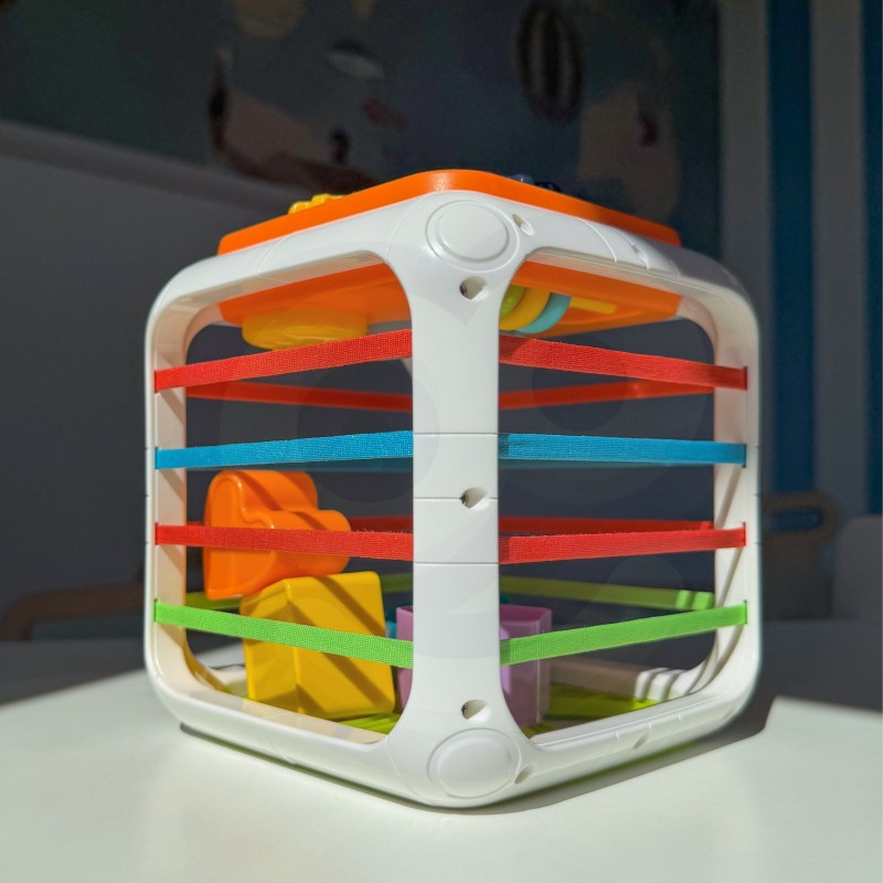 WOOPIE BABY Kostka Edukacyjna Sorter 4w1 Kształty 18m+