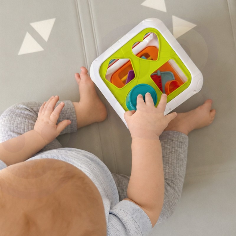 WOOPIE BABY Kostka Edukacyjna Sorter 4w1 Kształty 18m+