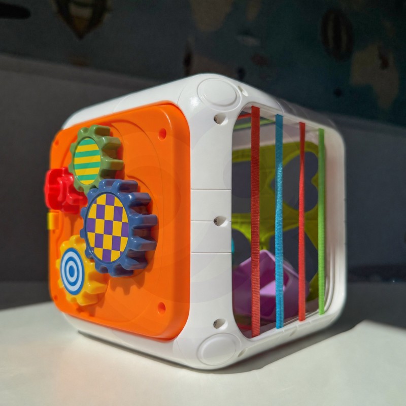 WOOPIE BABY Kostka Edukacyjna Sorter 4w1 Kształty 18m+