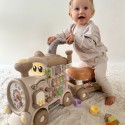 WOOPIE BABY Interaktywny Pociąg Jeździk Pchacz 3w1 Edukacyjny Grający Światło