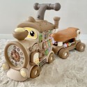 WOOPIE BABY Interaktywny Pociąg Jeździk Pchacz 3w1 Edukacyjny Grający Światło