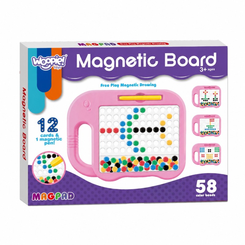 WOOPIE Tablica Magnetyczna dla Dzieci Montessori MagPad Słonik