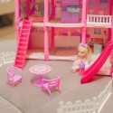 WOOPIE Domek dla Lalek Villa z Akcesoriami i Lalką Podświetlany 296el.