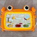 WOOPIE Tablica Magnetyczna Montessori Labirynt Krab Pomarańczowa