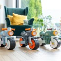 FALK Jeździk Biegowy Ciche Koła Motor Prem1er Retro Czarny 12m+