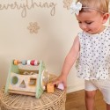 VIGA Drewniana Układanka Sorter Kształtów Montessori Klocki Liczydło PolarB