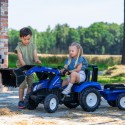 FALK Traktor na Pedały New Holland T8 z Łyżką i Przyczepą 3-7 lat