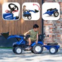 FALK Traktor na Pedały New Holland T8 z Łyżką i Przyczepą 3-7 lat