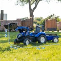 FALK Traktor na Pedały New Holland T8 z Łyżką i Przyczepą 3-7 lat