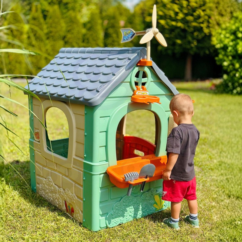 FEBER Domek ogrodowy Recycle Eco Segregacja Odpadów Zielona Energia