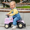 FALK Jeździk Traktor z Przyczepą Birdy Farm Różowy 1-3 lat