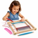 VIGA Drewniane Krosno Warsztat Tkacki Zestaw do tkania Montessori