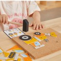 VIGA Drewniana Przybijanka Pojazdy budowlane 45 elementów Montessori