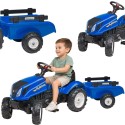 FALK Traktor na Pedały New Holland z Przyczepą i Otwieraną Maską 2-5 lat