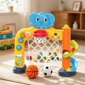 WOOPIE BABY Interaktywne Centrum Sportowe 2w1: Bramka i Kosz ze Słonikiem