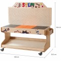 Masterkidz Mobilná interaktívna stanica - STEM Edukačný vozík