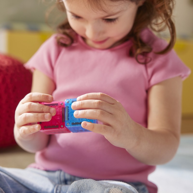MAGNA-TILES Magnetická stavebnica microMAGS Cubes 9 dielov