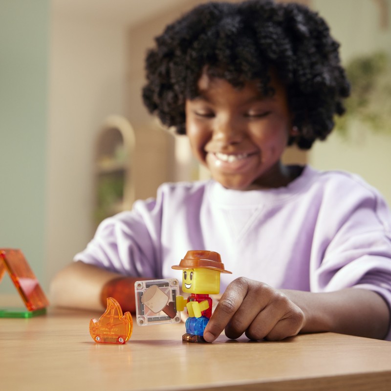 MAGNA-TILES Magnetická stavebnica Camp Out 16 dielov – Stanovačka v divočine