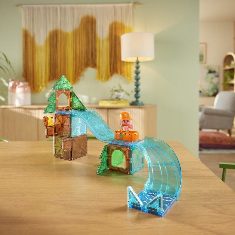 MAGNA-TILES Magnetická stavebnica Raging Rapids 27 dielov – Dobrodružná divoká rieka