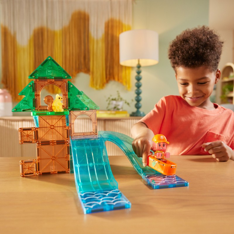MAGNA-TILES Magnetická stavebnica Raging Rapids 27 dielov – Dobrodružná divoká rieka