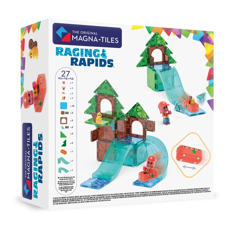 MAGNA-TILES Magnetická stavebnica Raging Rapids 27 dielov – Dobrodružná divoká rieka