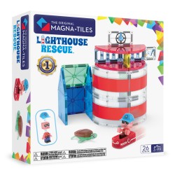 MAGNA-TILES Magnetická stavebnica Lighthouse Rescue 26 dielov – Podmorská záchranná misia