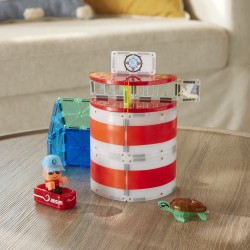 MAGNA-TILES Magnetická stavebnica Lighthouse Rescue 26 dielov – Podmorská záchranná misia