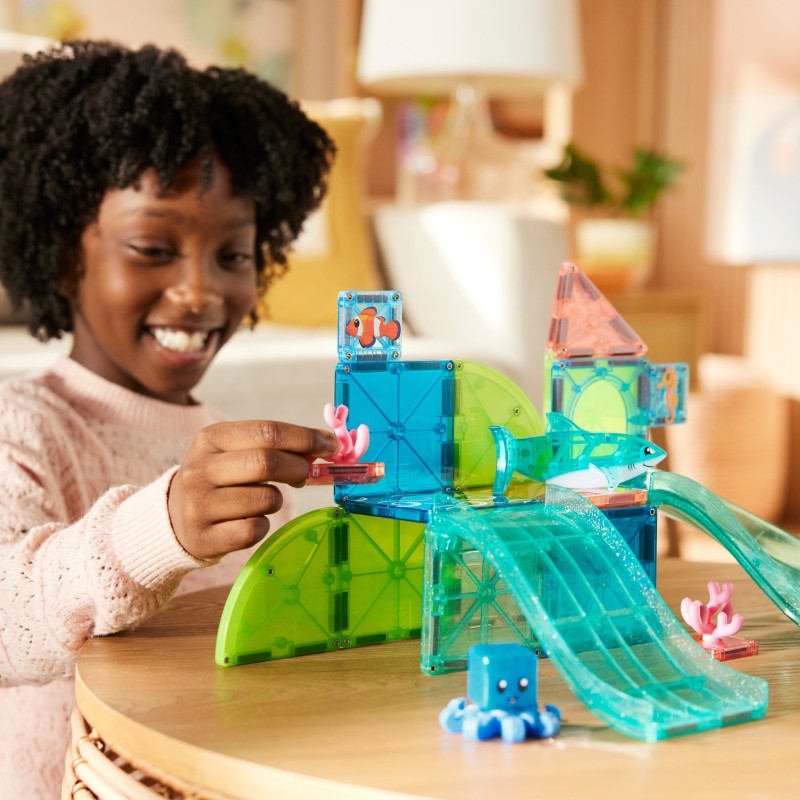 MAGNA-TILES Magnetická stavebnica Coral Reef 25 dielov – Podmorský svet