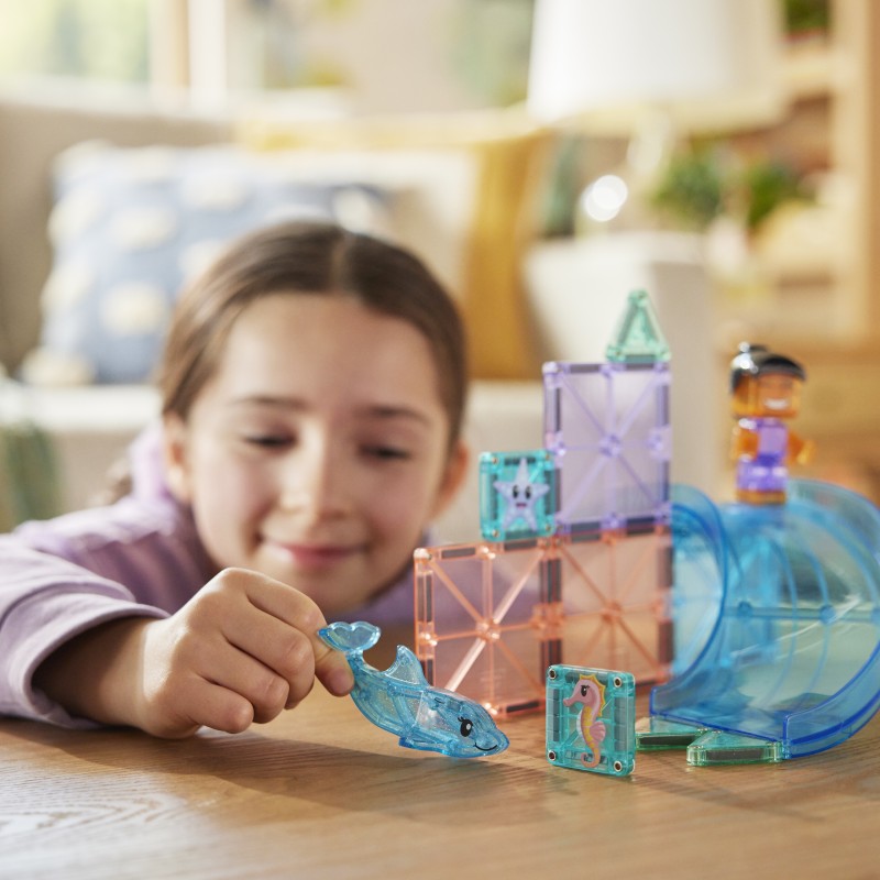 Magna-Tiles Magnetická stavebnica Dolphin Bay 13 dielov