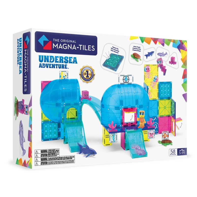 Magna-Tiles Magnetická stavebnica Undersea Adventure 58 dielov