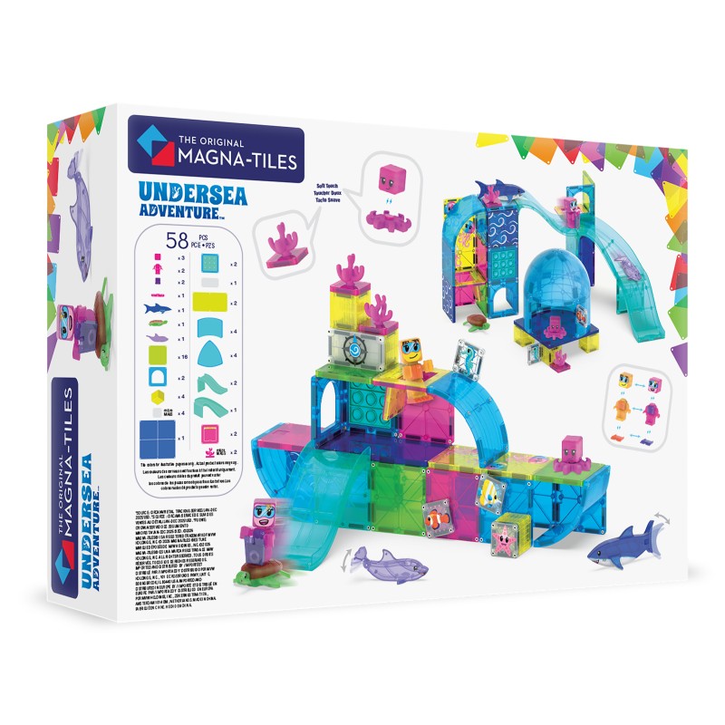 Magna-Tiles Magnetická stavebnica Undersea Adventure 58 dielov