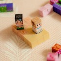Woopie Magnetická stavebnica Kocky 86 ks – 3D pixelové kocky v Montessori štýle