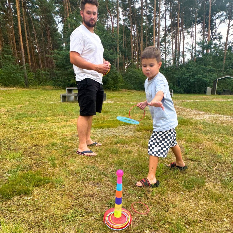 WOOPIE Gra Zręcznościowa Rzut do Celu Obręcze Ringo