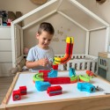 WOOPIE Magiczna Kolejka Kostkowa Klocki Konstrukcyjne Tor Antygrawitacyjny Magnetyczny 32el.