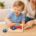 VIGA Pierwsze drewniane Puzzle maluszka Samochód