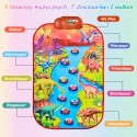 WOOPIE Duża Mata Muzyczna Pianino XL Dinozaury Interaktywna