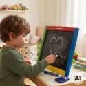VIGA Drewniana Dwustronna Tablica Magnetyczna Kredowa Akcesoria