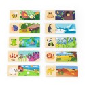 VIGA Puzzle Logiczne ze Zwierzętami Układanka